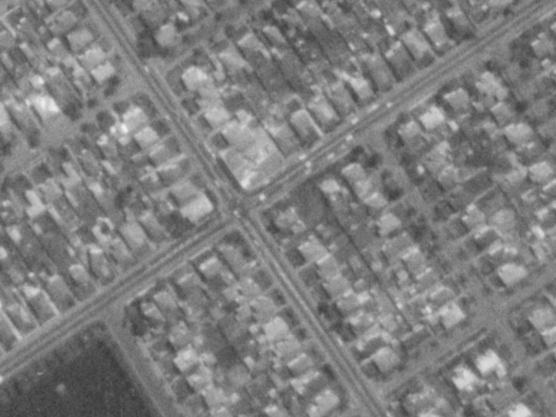 256B Innes Road from the air, 1975-1979