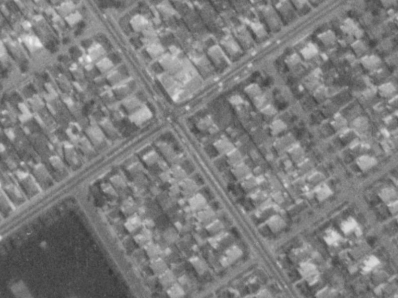 239-241 Cranford Street from the air, 1975-1979