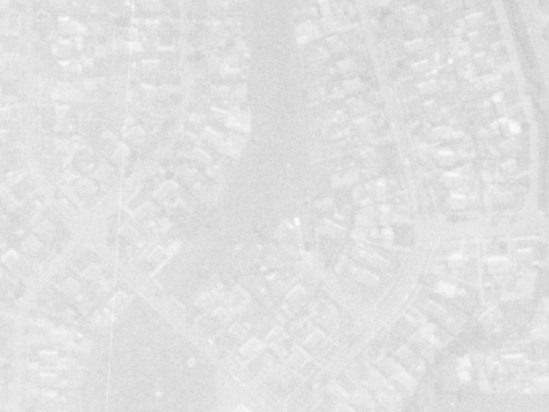 Lusk Place from the air, 1975-1979