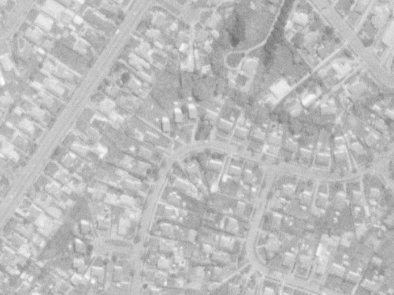 30-36 Hooker Avenue from the air, 1975-1979