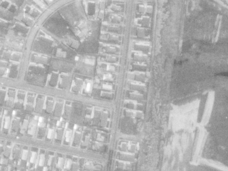 135 Avondale Road from the air, 1975-1979