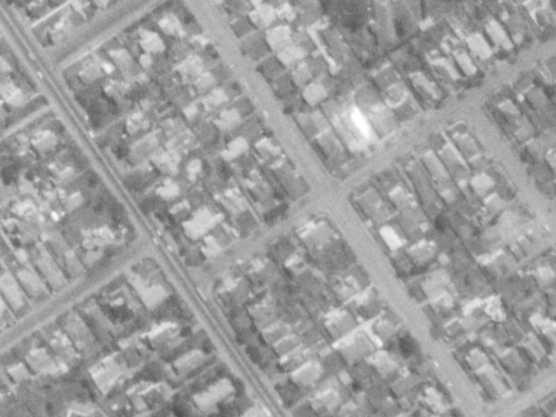 9 Tomes Road from the air, 1975-1979
