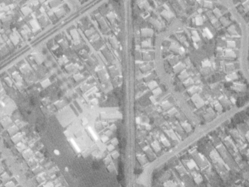 15A Lansbury Avenue from the air, 1975-1979
