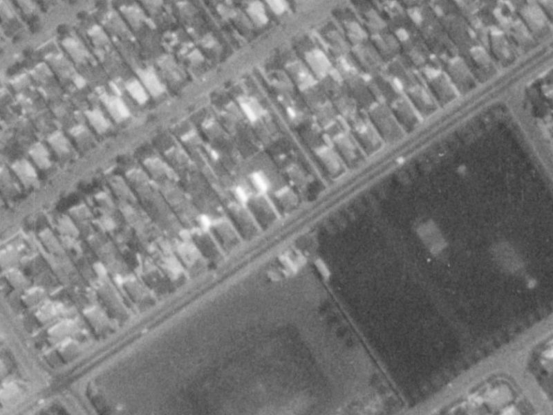 181A Innes Road from the air, 1975-1979