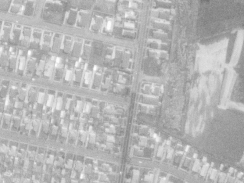 125 Avondale Road from the air, 1975-1979