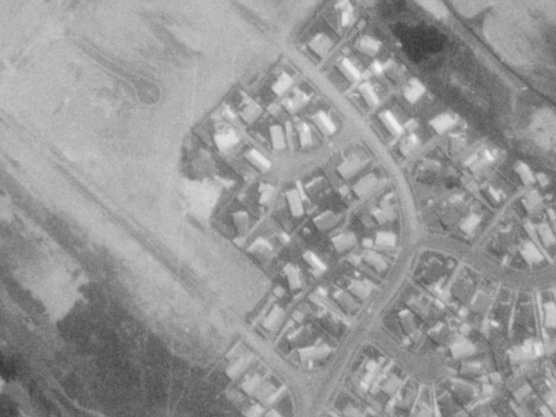 Orrick Crescent from the air, 1975-1979