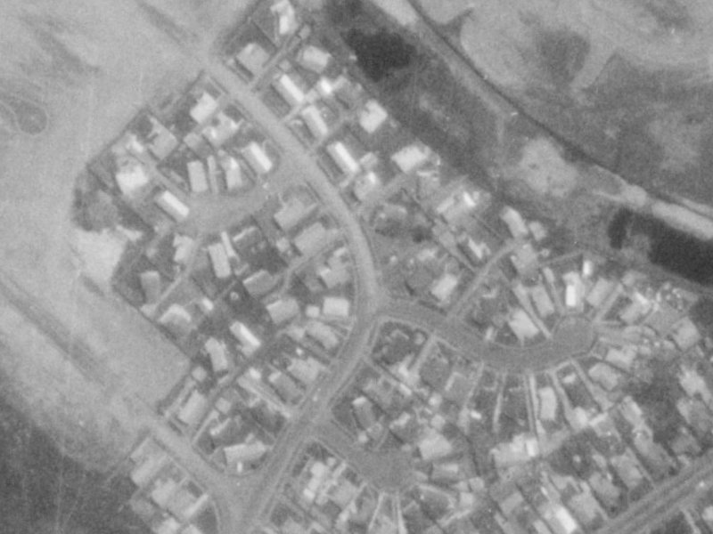 37 Orrick Crescent from the air, 1975-1979