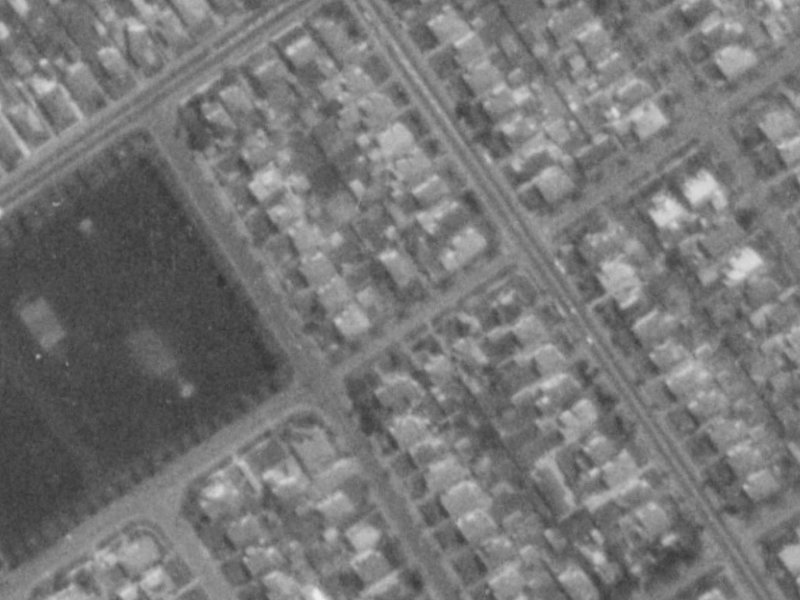 83 Malvern Street from the air, 1975-1979