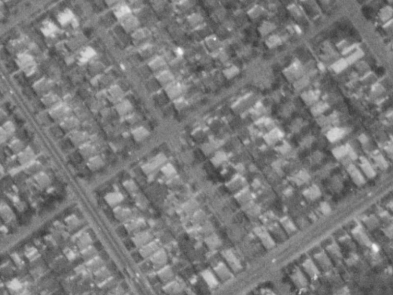 90 Mersey Street from the air, 1975-1979