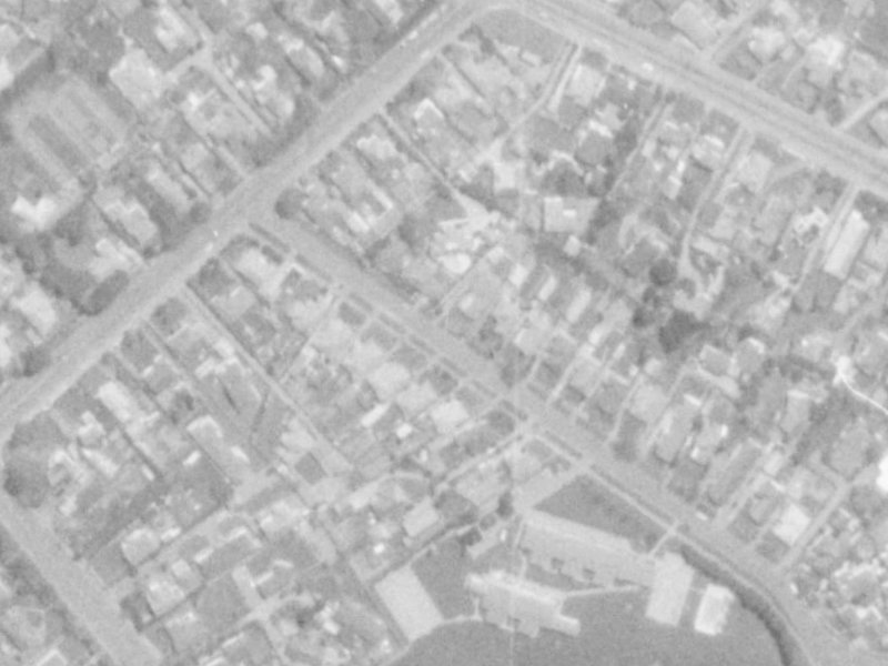 9 Colwyn Street from the air, 1975-1979