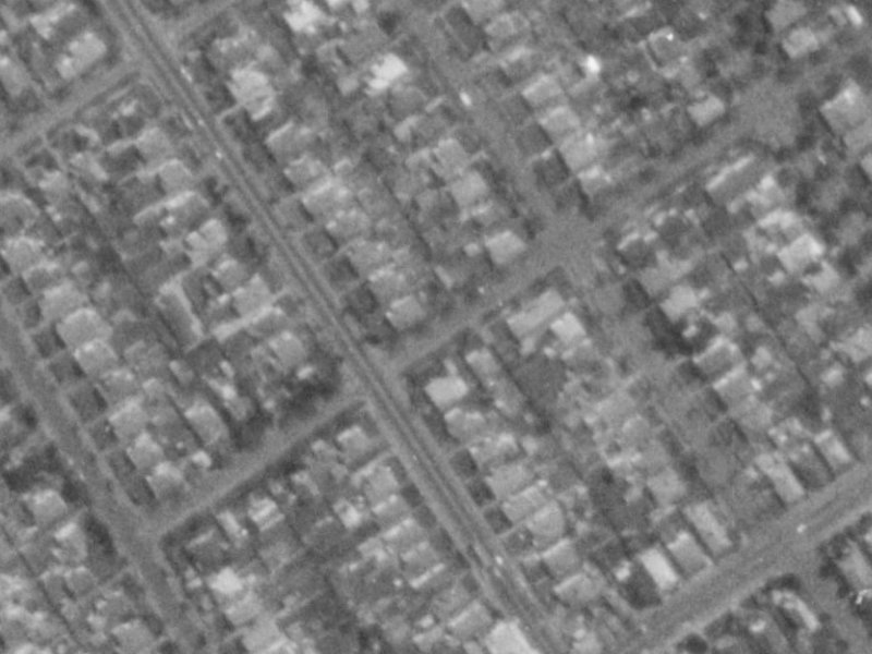 Dee Street from the air, 1975-1979