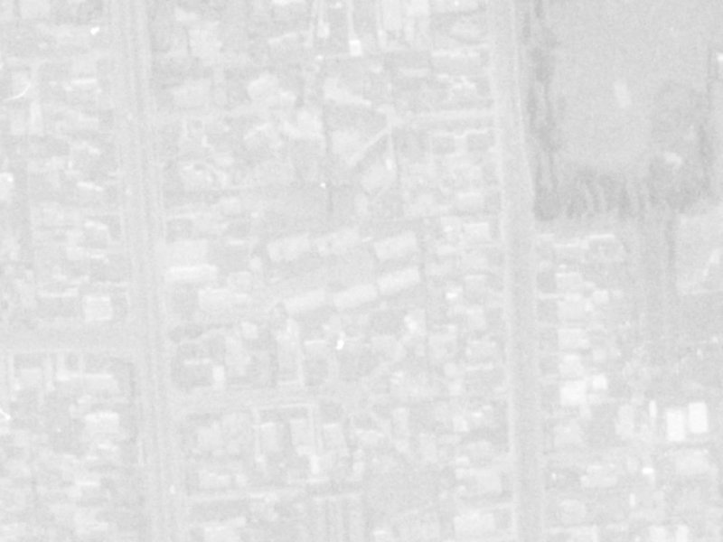 Alma Place from the air, 1975-1979