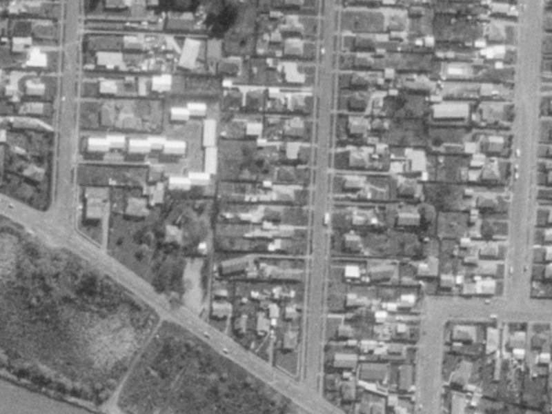 160 Baker Street from the air, 1975-1979