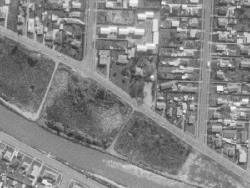 520A New Brighton Road from the air, 1975-1979