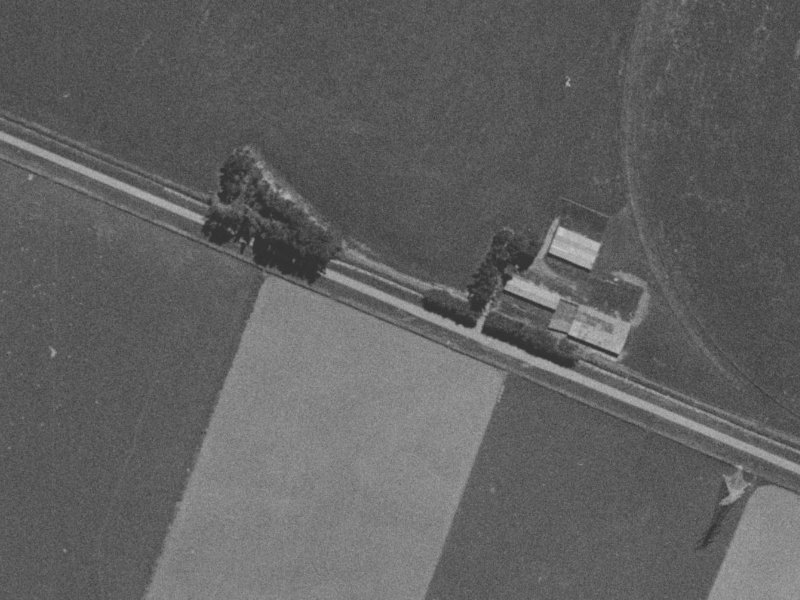141 School Road from the air, 1975-1979