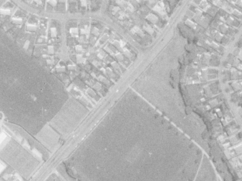162 Greers Road from the air, 1975-1979
