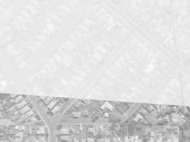 5-39 Thornton Street from the air, 1975-1979