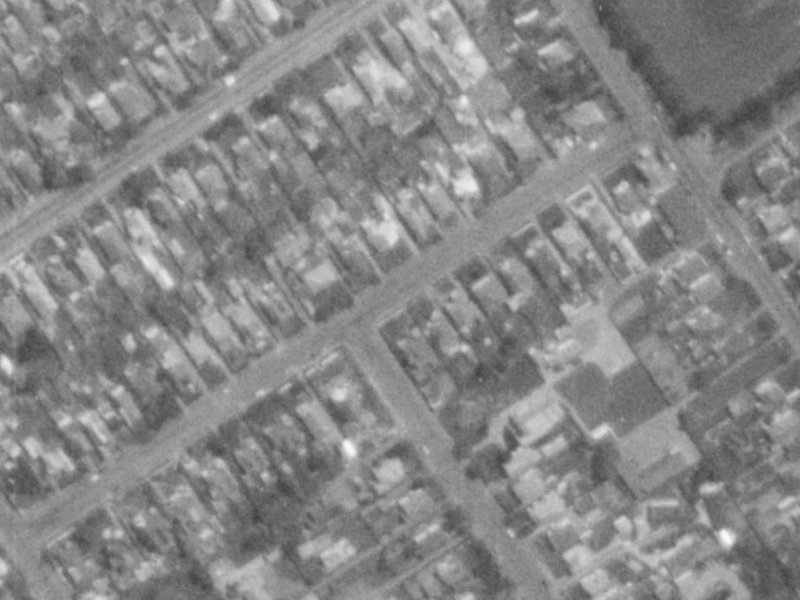 Hawkesbury Avenue from the air, 1975-1979
