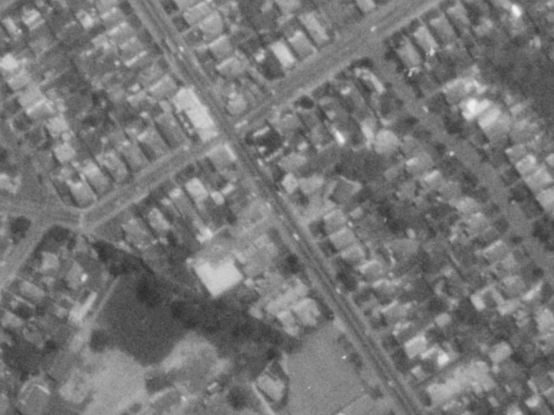 143 Cranford Street from the air, 1975-1979