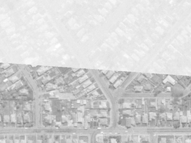 23 Flockton Street from the air, 1975-1979