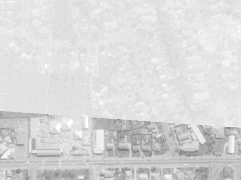Allison Place from the air, 1975-1979