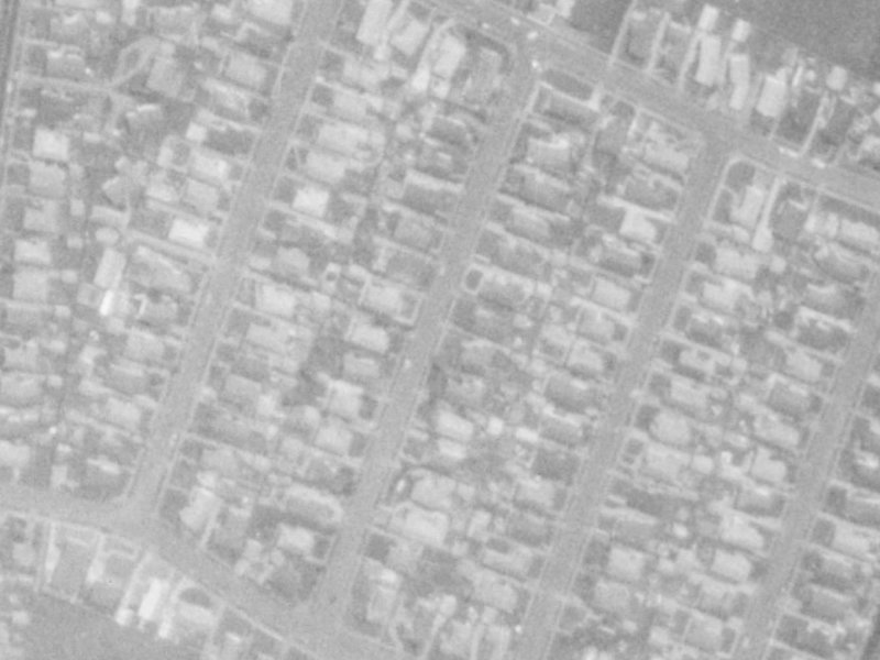 18 Belmont Street from the air, 1975-1979