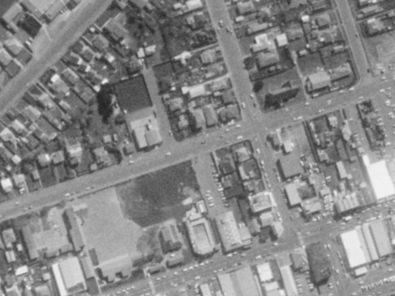 74 Hawke Street from the air, 1975-1979