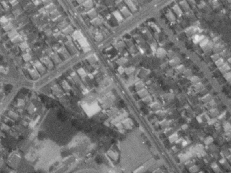 143-151 Cranford Street from the air, 1975-1979