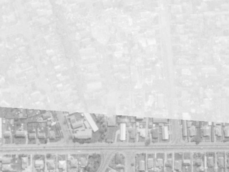 11 Arawa Street from the air, 1975-1979