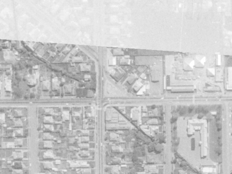 1 Shirley Road from the air, 1975-1979