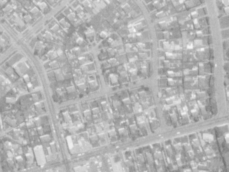 9 Evatt Street from the air, 1975-1979