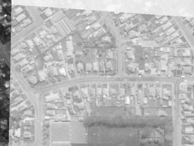 25 Warrington Street from the air, 1975-1979