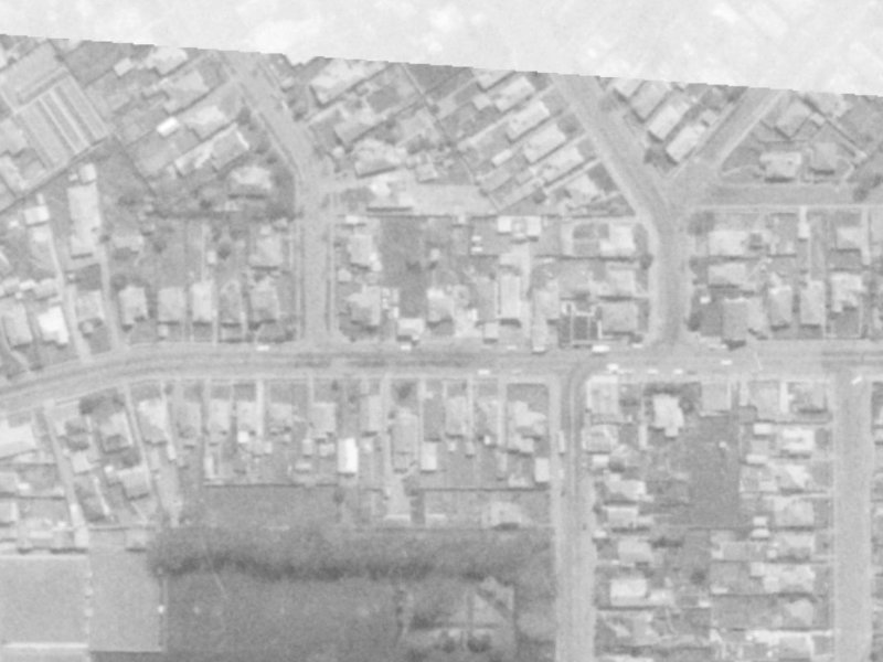 45 Warrington Street from the air, 1975-1979