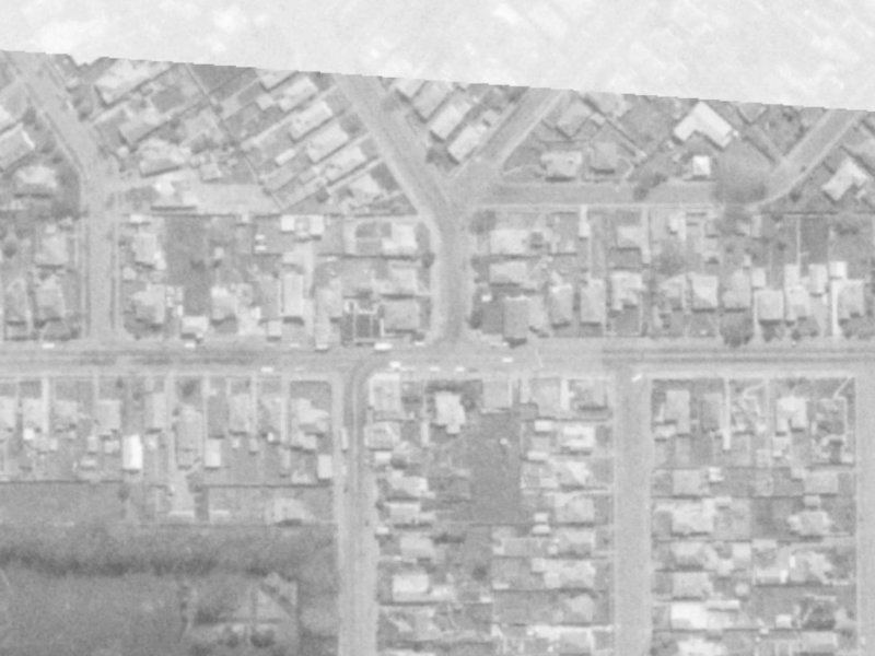 63A Warrington Street from the air, 1975-1979