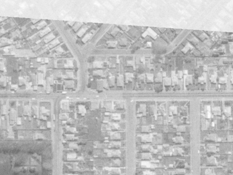 71 Warrington Street from the air, 1975-1979