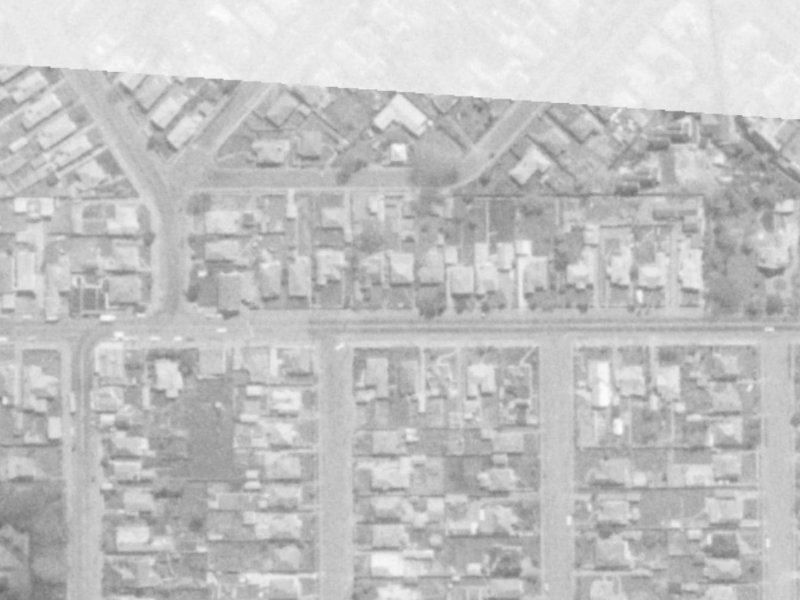 83 Warrington Street from the air, 1975-1979
