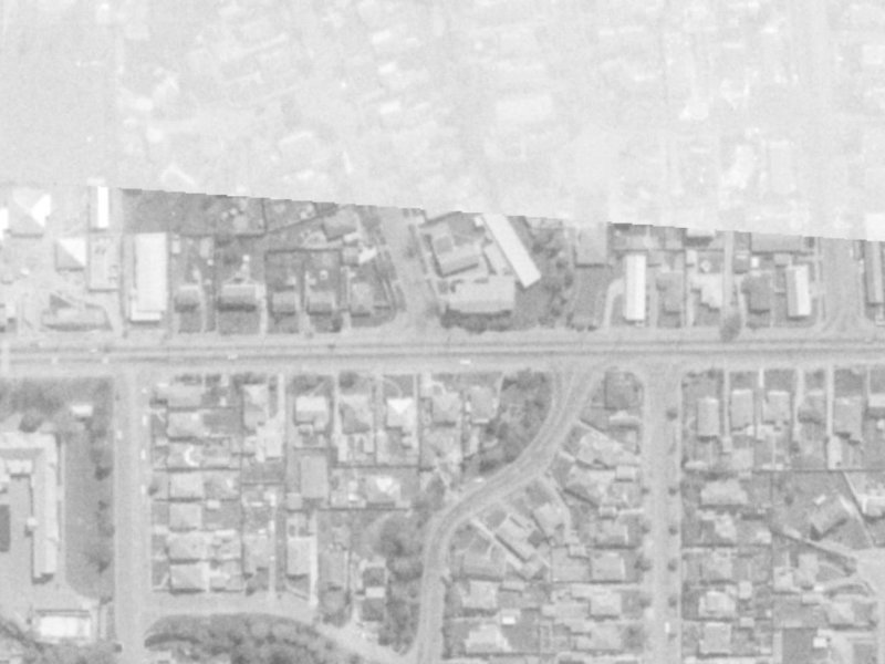 2 Emmett Street from the air, 1975-1979