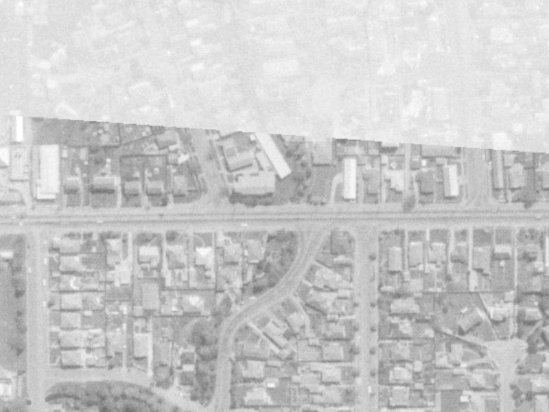 27A Shirley Road from the air, 1975-1979