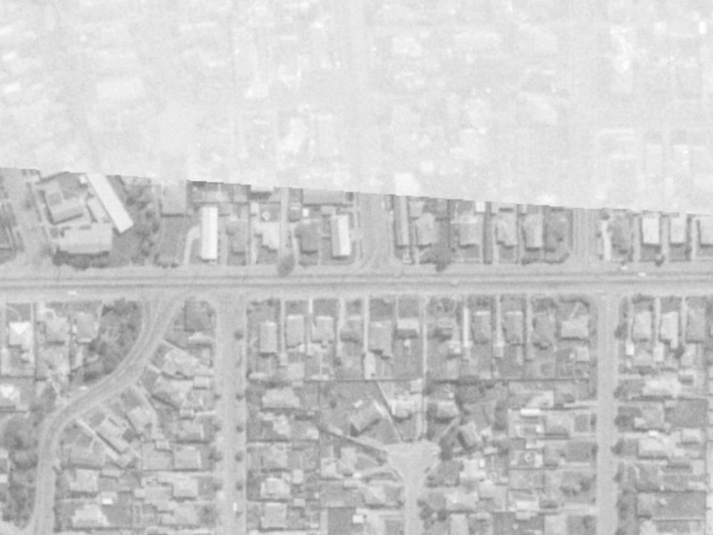 1A Quinns Road from the air, 1975-1979