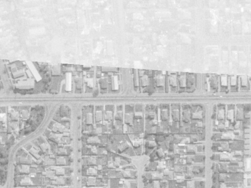 1 Quinns Road from the air, 1975-1979