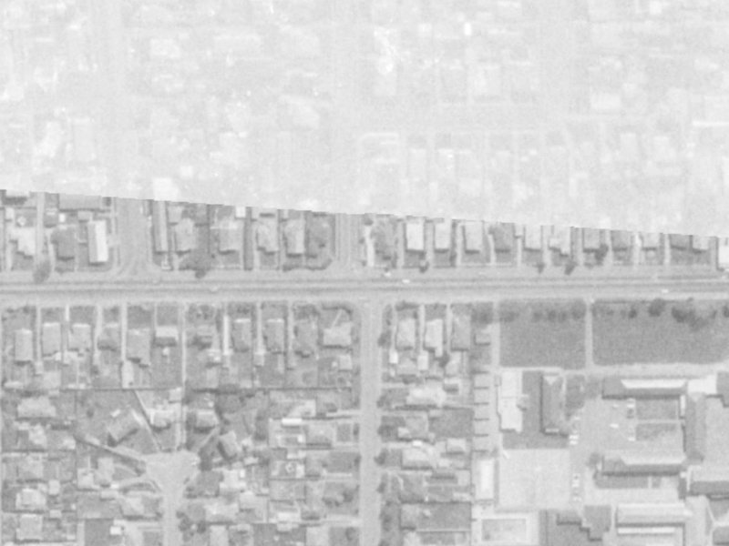 2A Hope Street from the air, 1975-1979