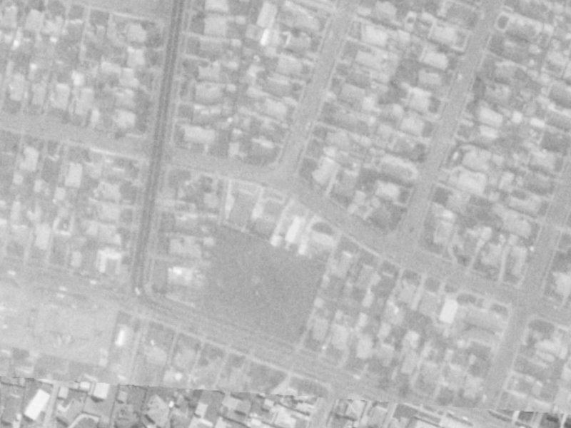 Niven Street from the air, 1975-1979