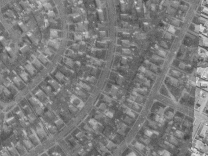 130 Hampshire Street from the air, 1975-1979