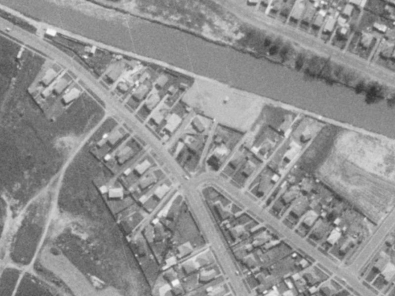 99 Bexley Road from the air, 1975-1979