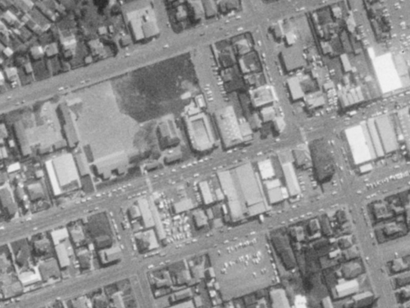 116 Seaview Road from the air, 1975-1979