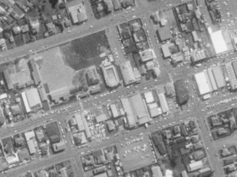 146A Seaview Road from the air, 1975-1979