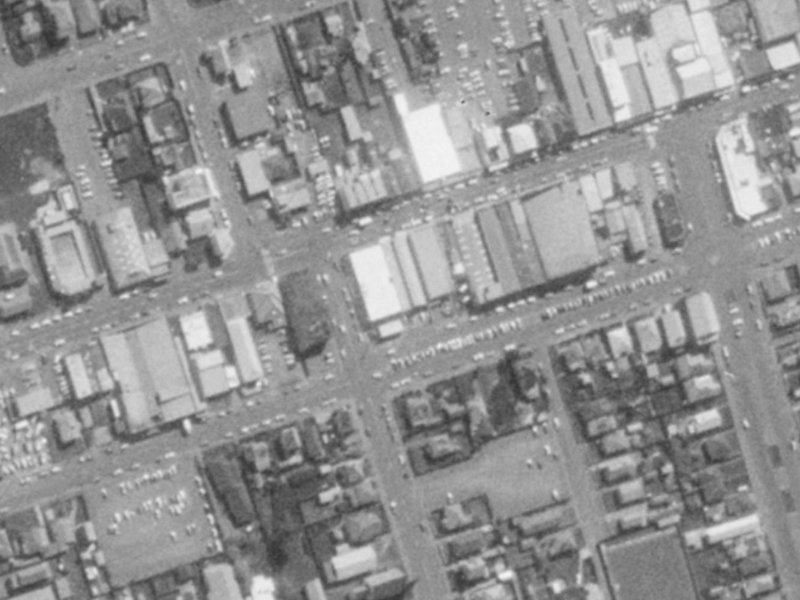 121 Brighton Mall from the air, 1975-1979