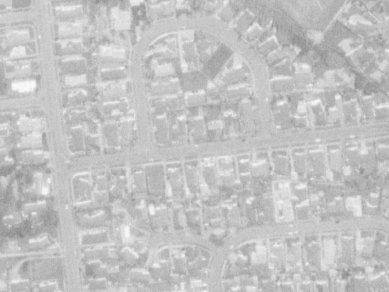 326 Waimairi Road from the air, 1975-1979