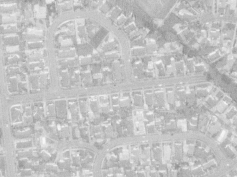 321 Waimairi Road from the air, 1975-1979