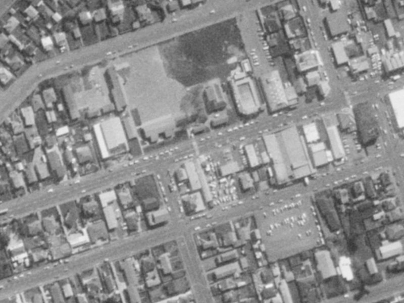 130 Seaview Road from the air, 1975-1979